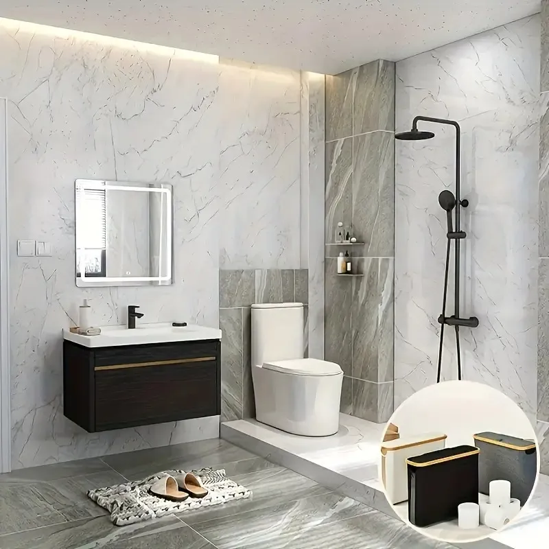 Bathroom Toilet Paper Rack With Storage Basket