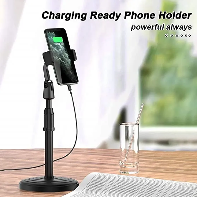 Desktop Height Adjustable Portable Plastic Mobile Holder Stand