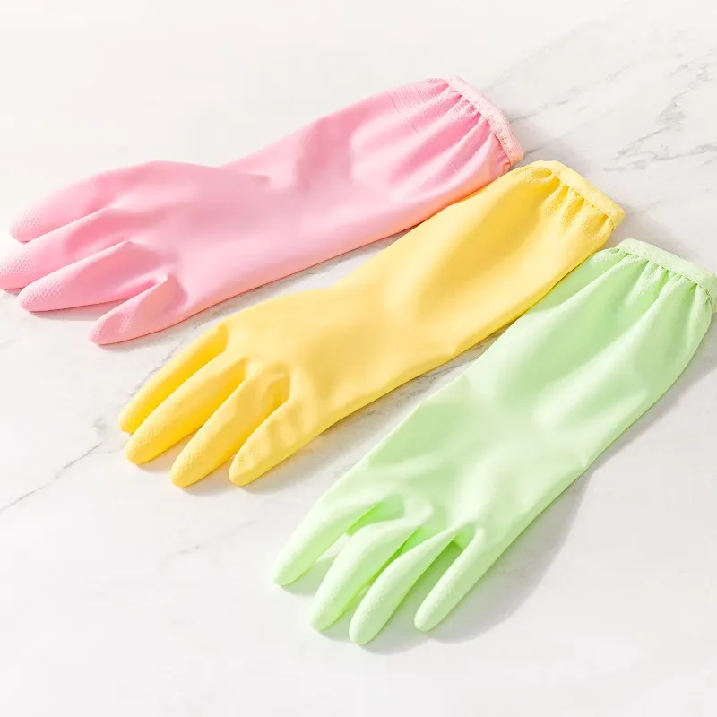Rubber Dishwashing Gloves