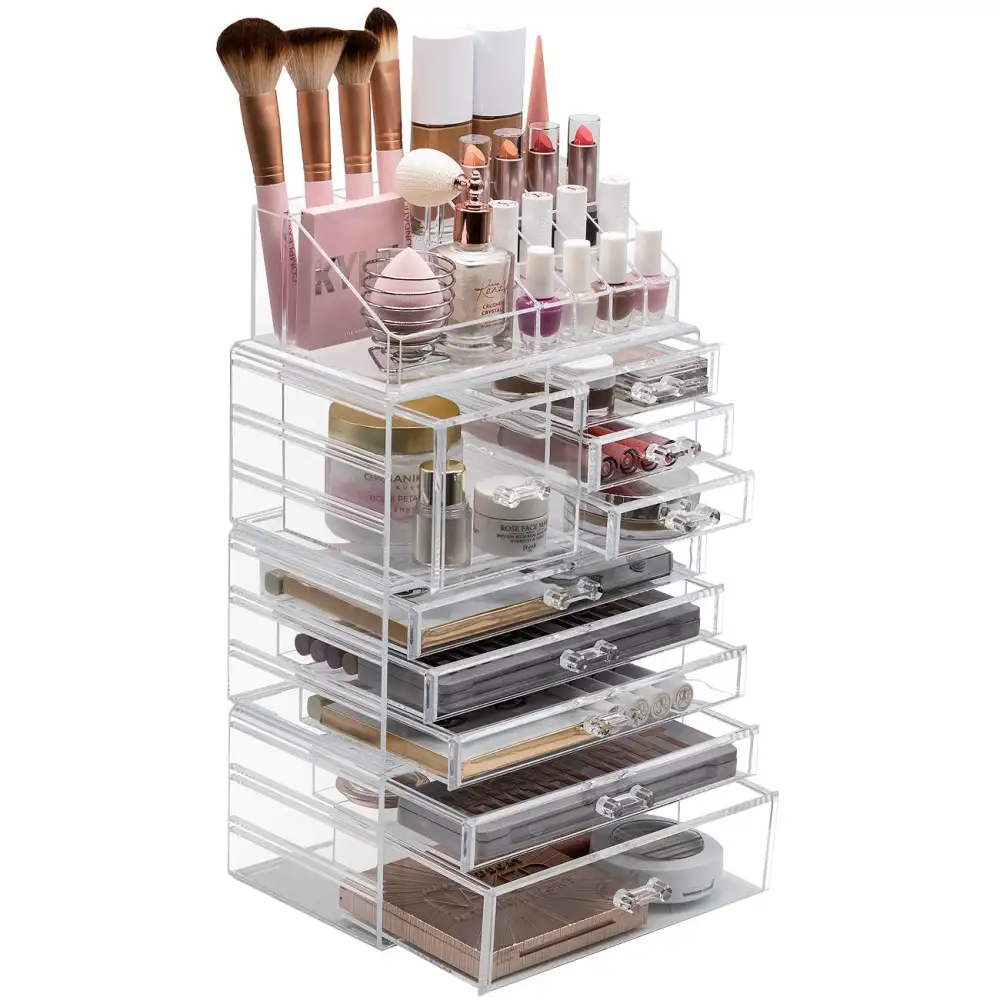 Clear Makeup Organizer Case