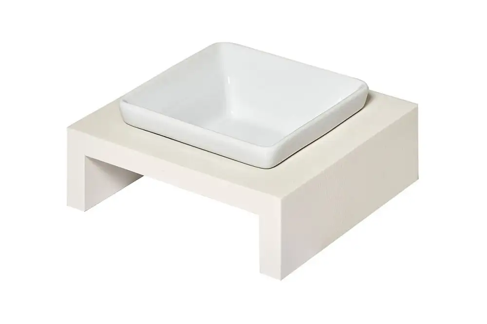 Wooden Single Pet Feeder