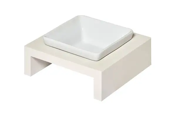 Wooden Single Pet Feeder