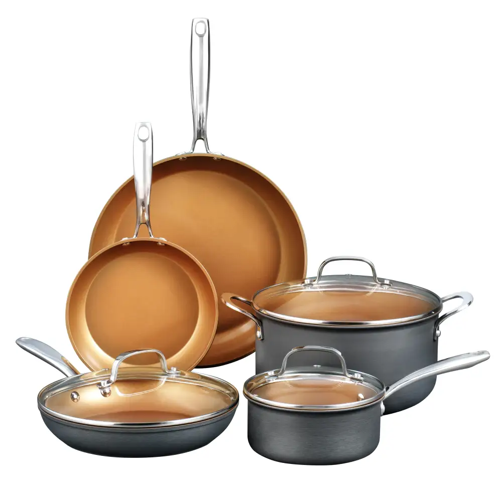 Compact Anodized Cookware Set