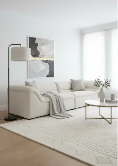 Statement Fabric Sofa
