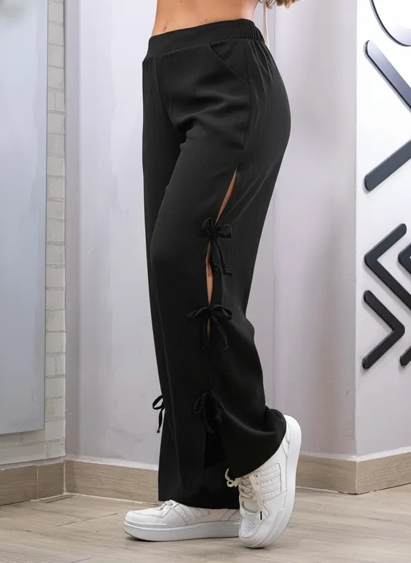 Soft Draped Wide Leg Pants