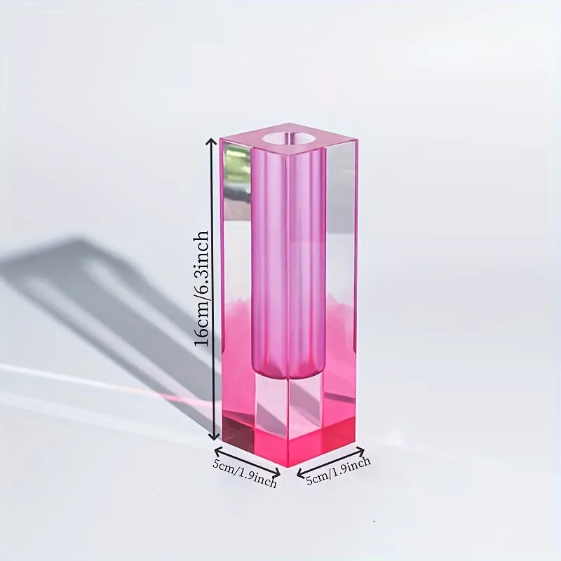 Gradient Block Bud Vase