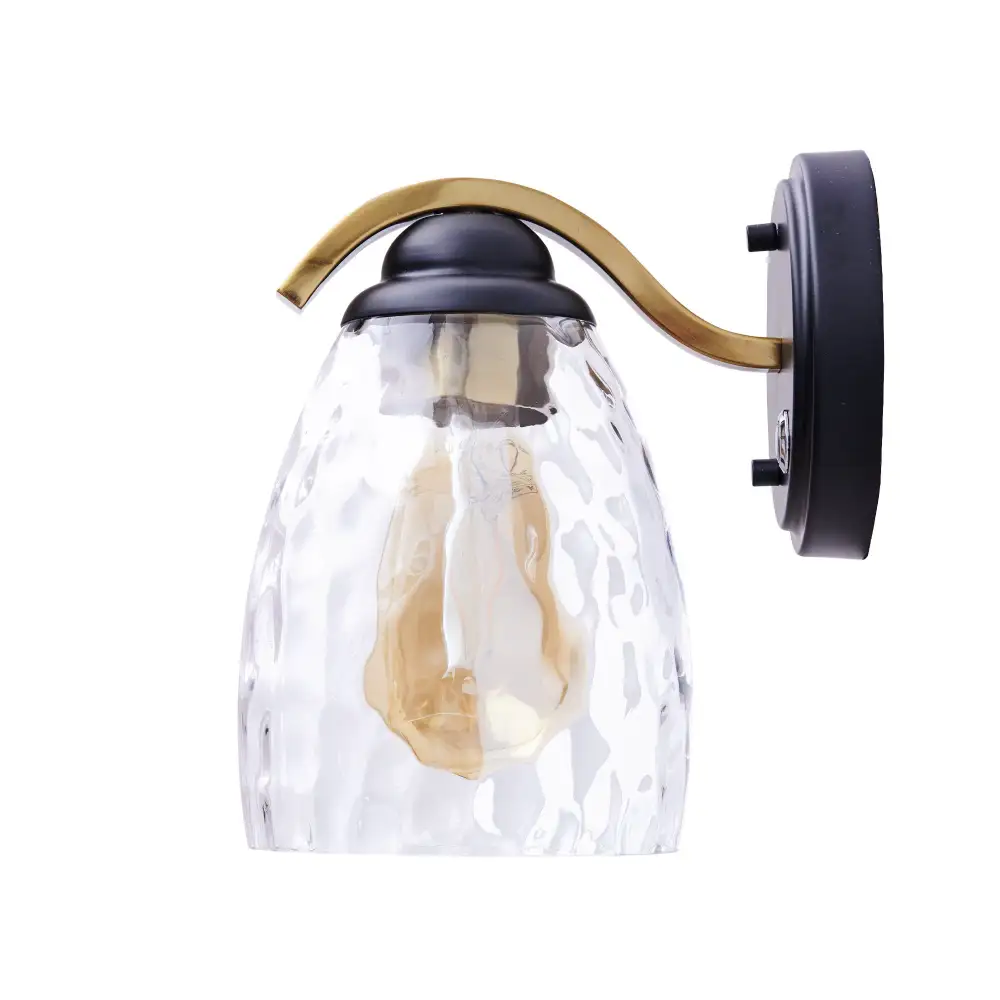 Dimmable Single-Light Armed Sconce