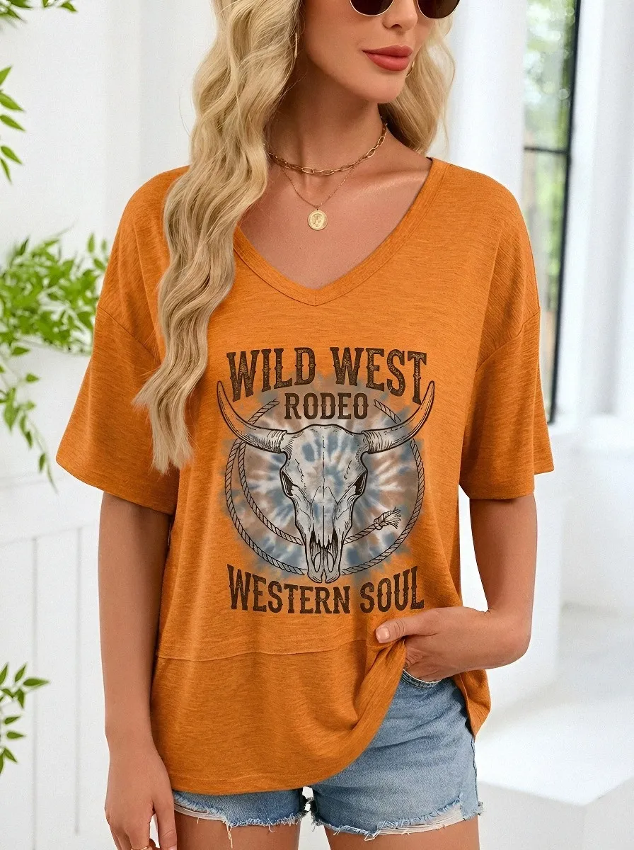 Wild West Rodeo T-Shirt Minimal