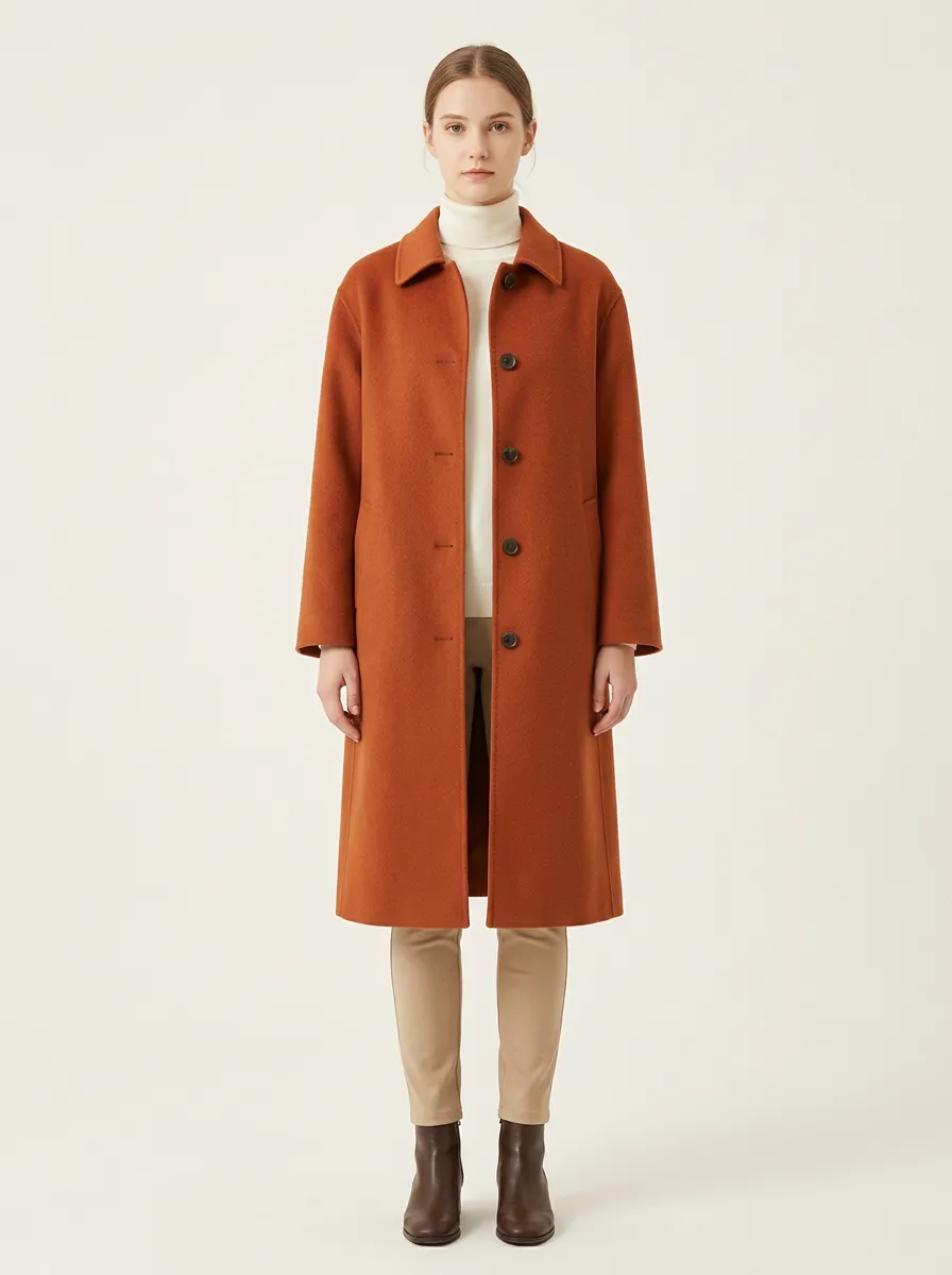 Comfort Wool-Blend Outerwear Coat