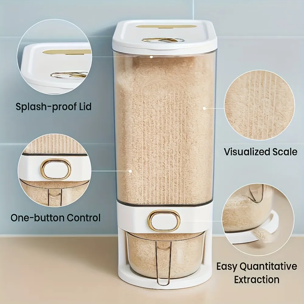 Moisture-Proof Rice Container