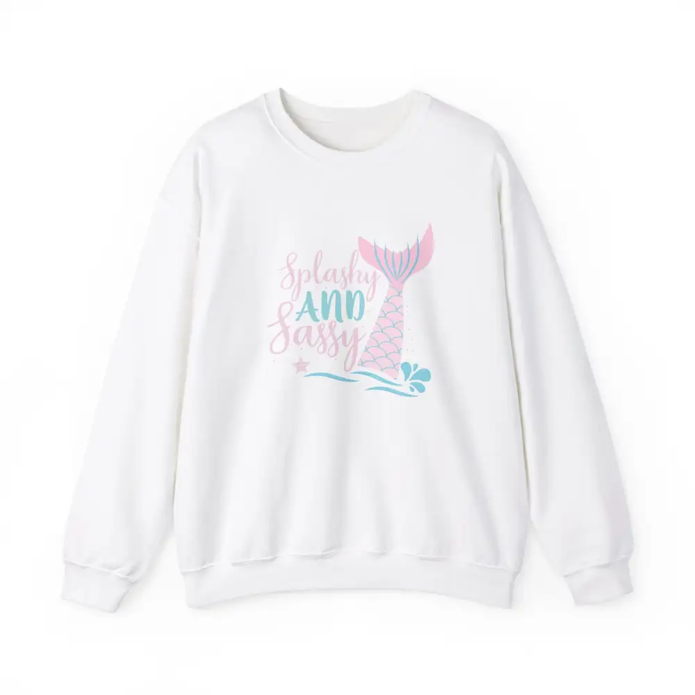 Sassy Mermaid Graphic Crewneck Sweatshirt