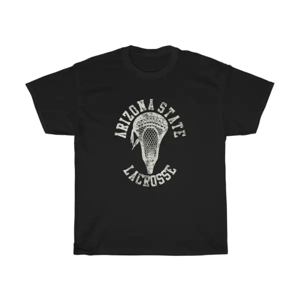 Arizona State Lacrosse With Vintage Lacrosse Head Shirt