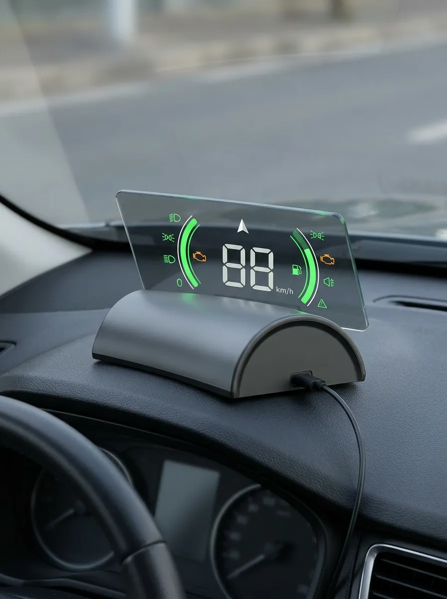 Cursive Digital-Speedometer Head-Up HUD Car HUD Display