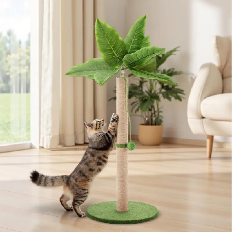 Leaf Design Cat Scratching Post