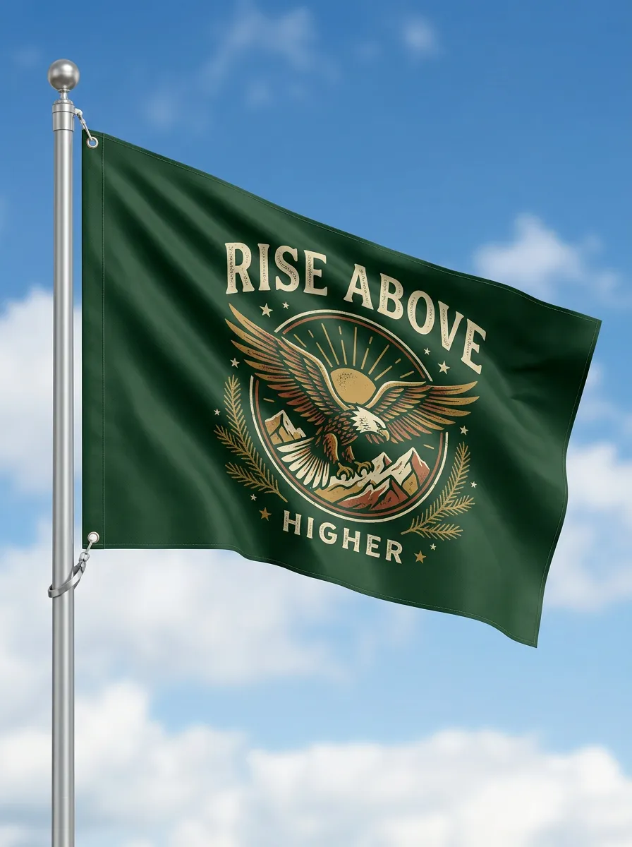 Rise Above Eagle Mountain Flag