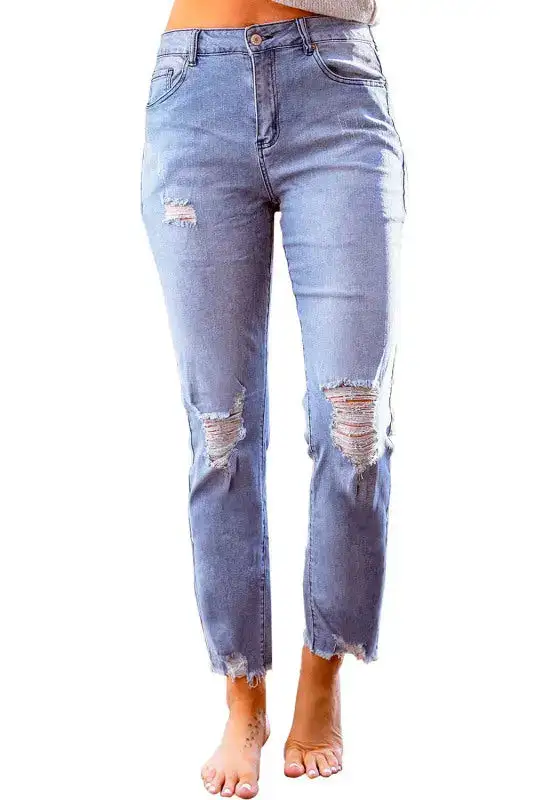High Rise Totally Shaping Skinny Denim Jeans