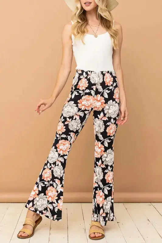 Flare Pocketed Casual Everyday Pants