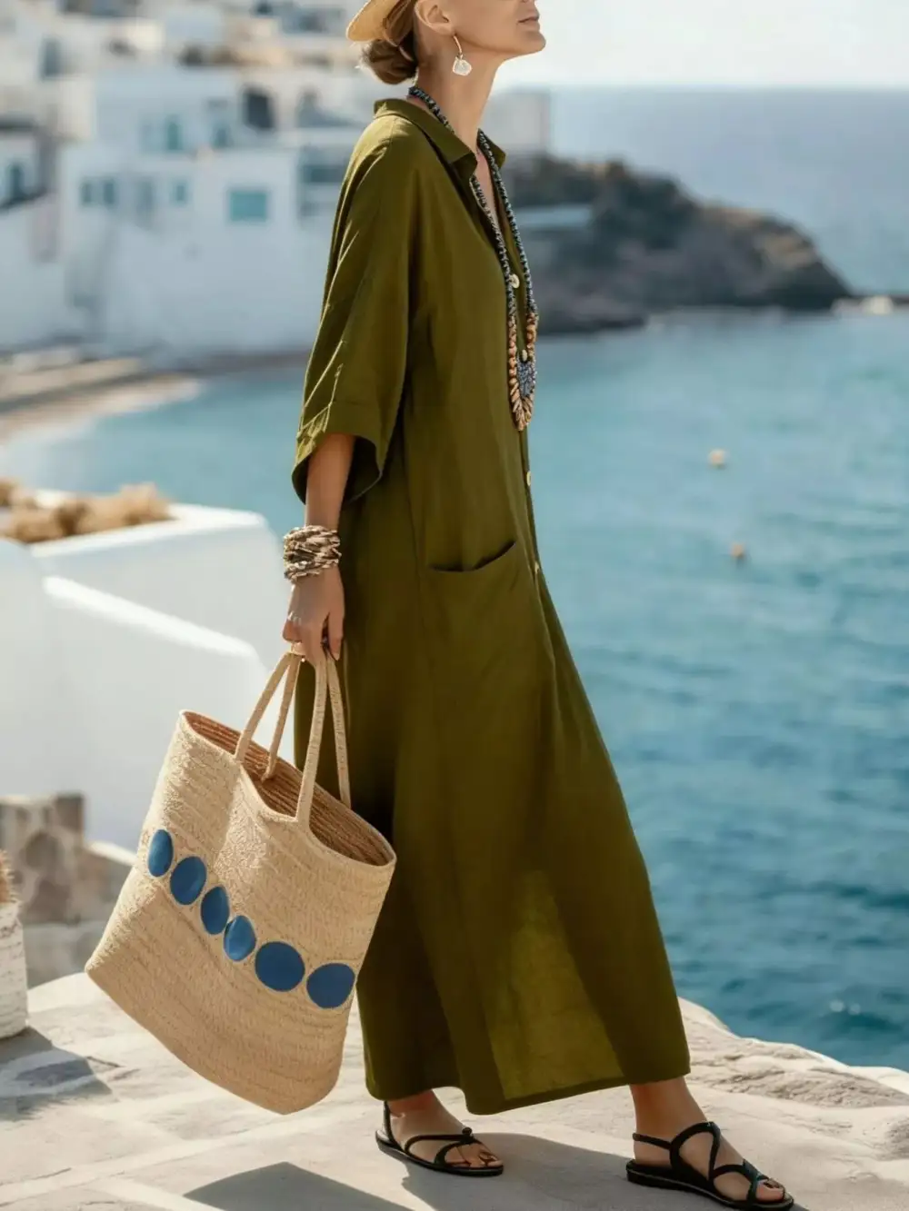 Structured Classic Maxi Dress