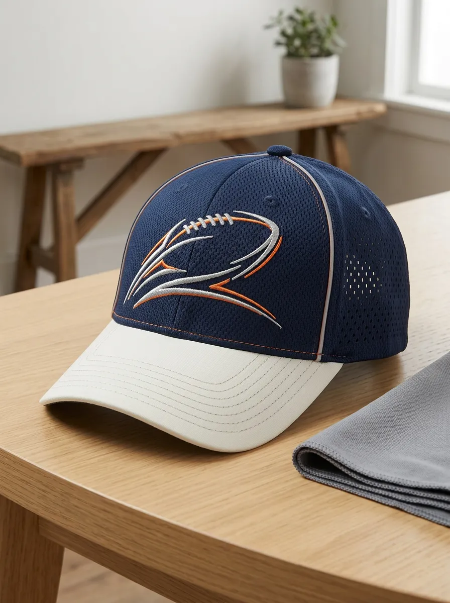 Unisex American Football Fan Abstract Ball Embroidered Cap
