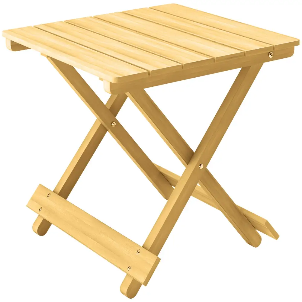 Square Wooden Weather Ready Outdoor Coffee Table