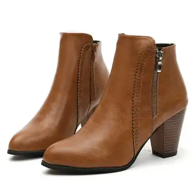 Heels Block Heel Boots