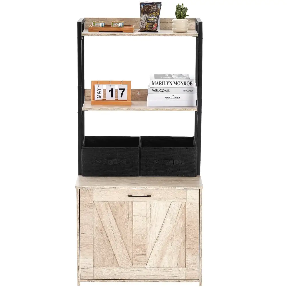 Hidden Storage Litter Box Enclosure