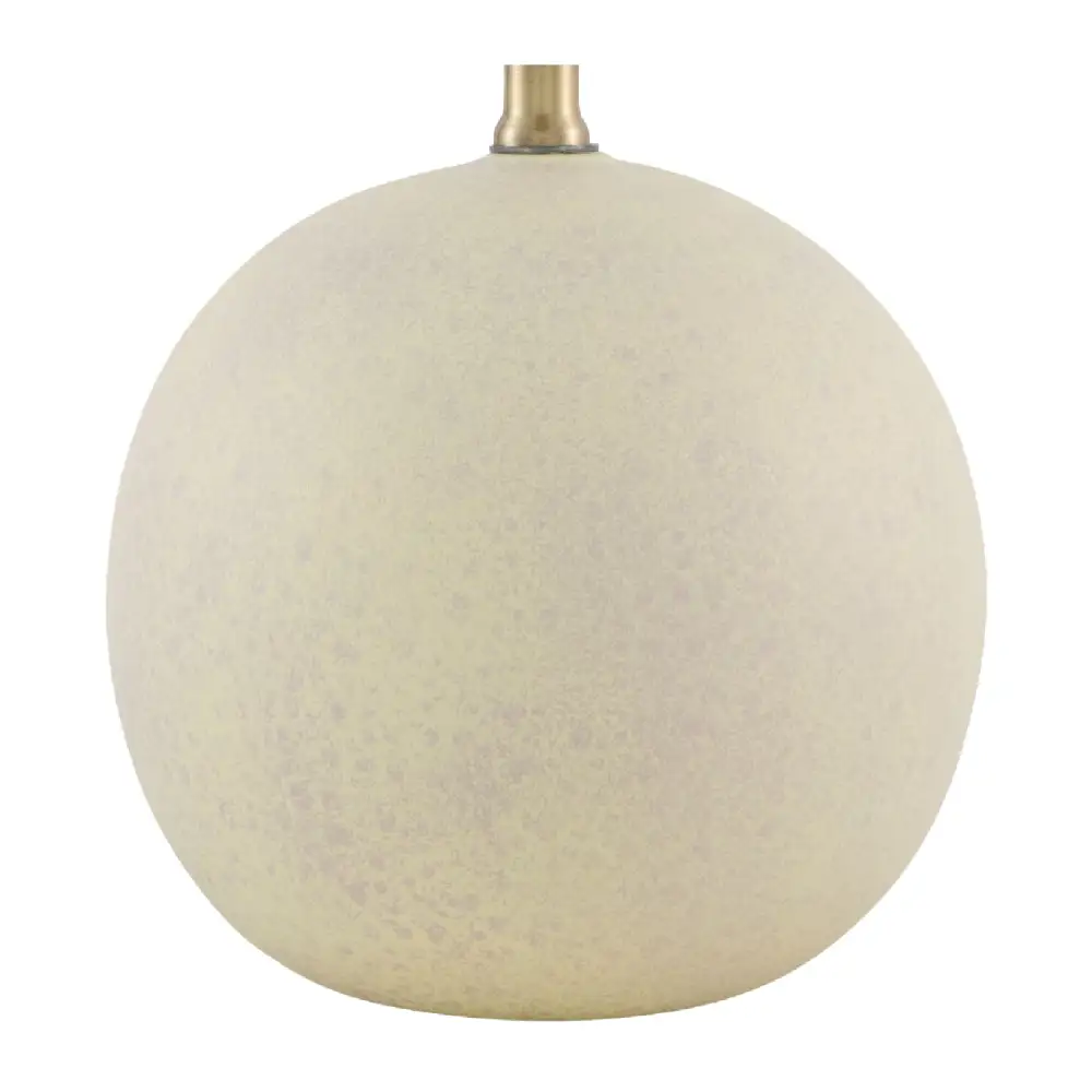 Round Glazed Ceramic Table Lamp