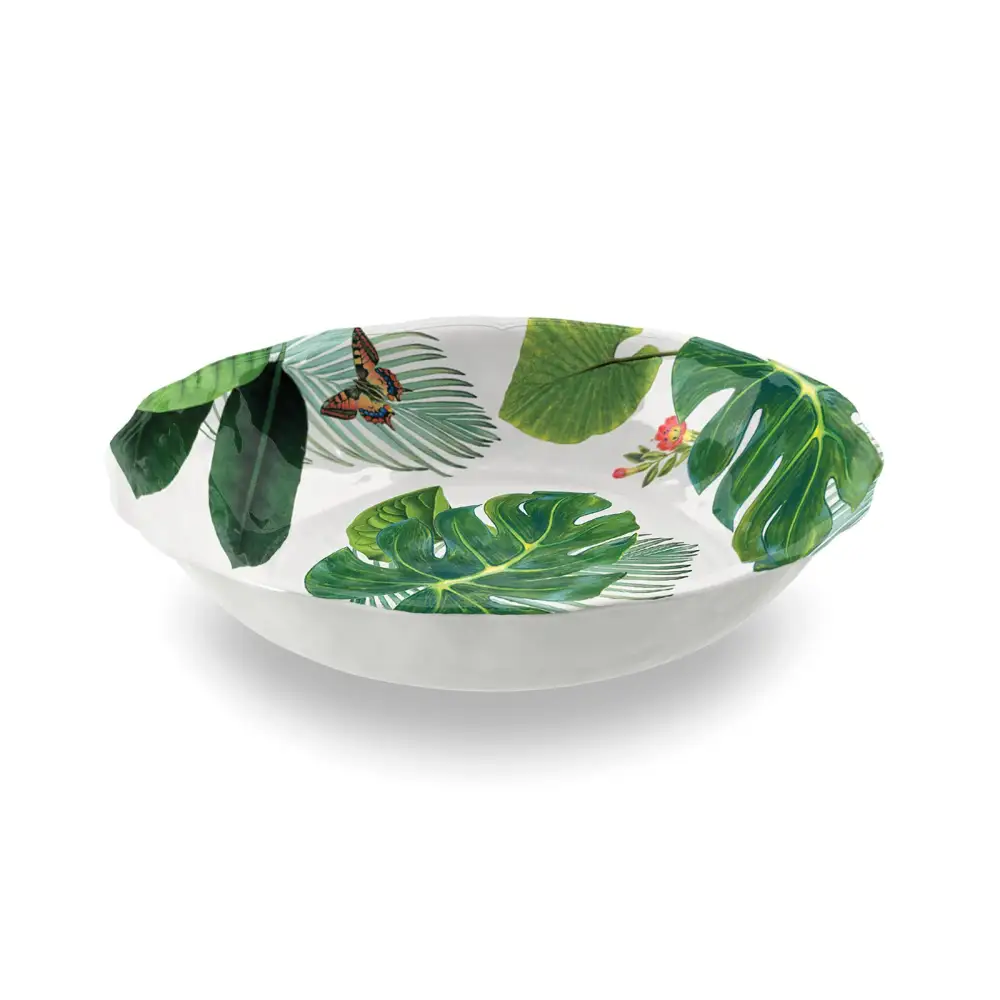 Floral Melamine Salad Bowl
