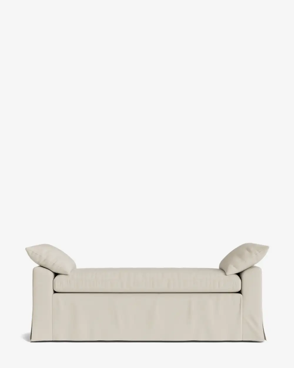 Everyday Slipcovered Bench