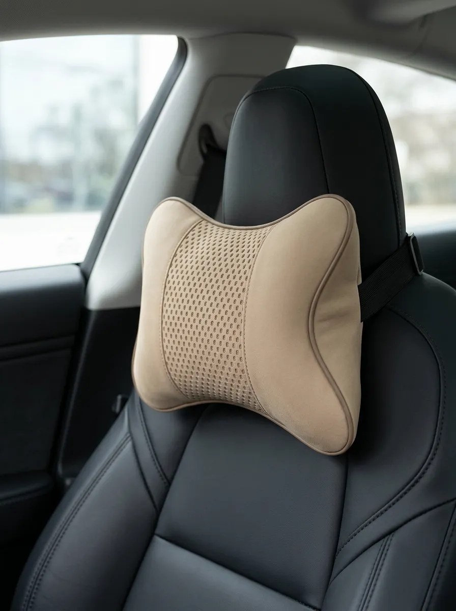Refined Patterned Car Support Pillow