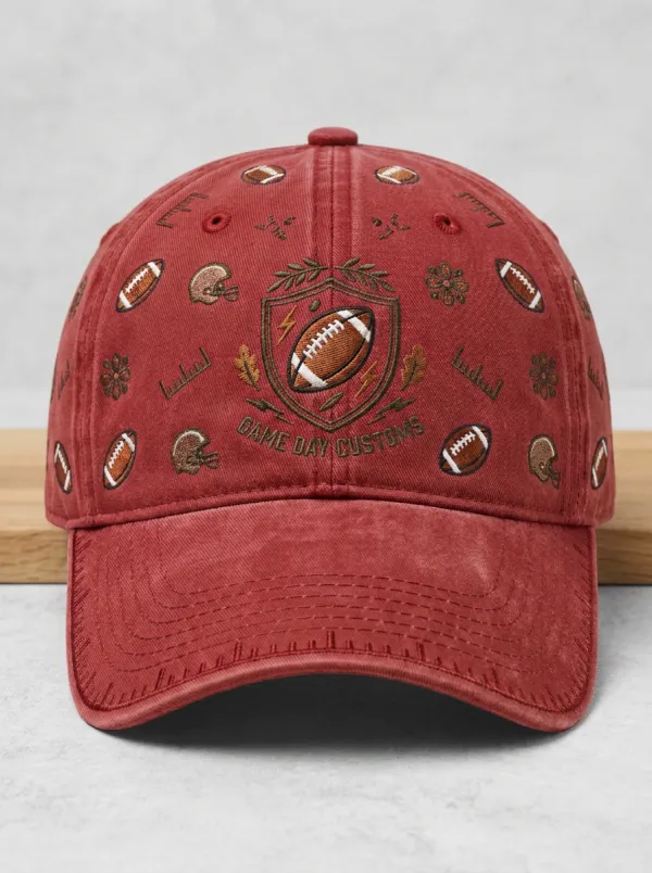 Team Spirit Embroidered Baseball Cap
