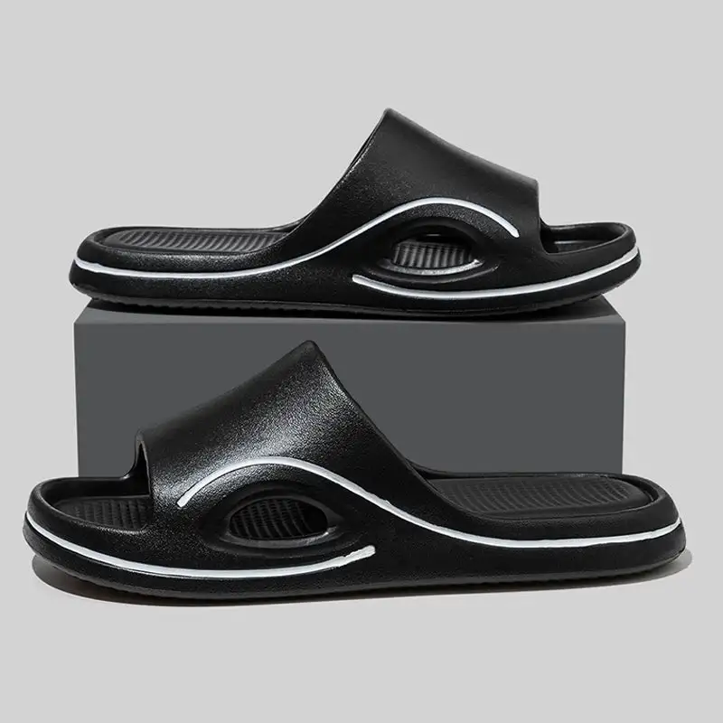 Soft Feel Open Toe Lounge Slippers