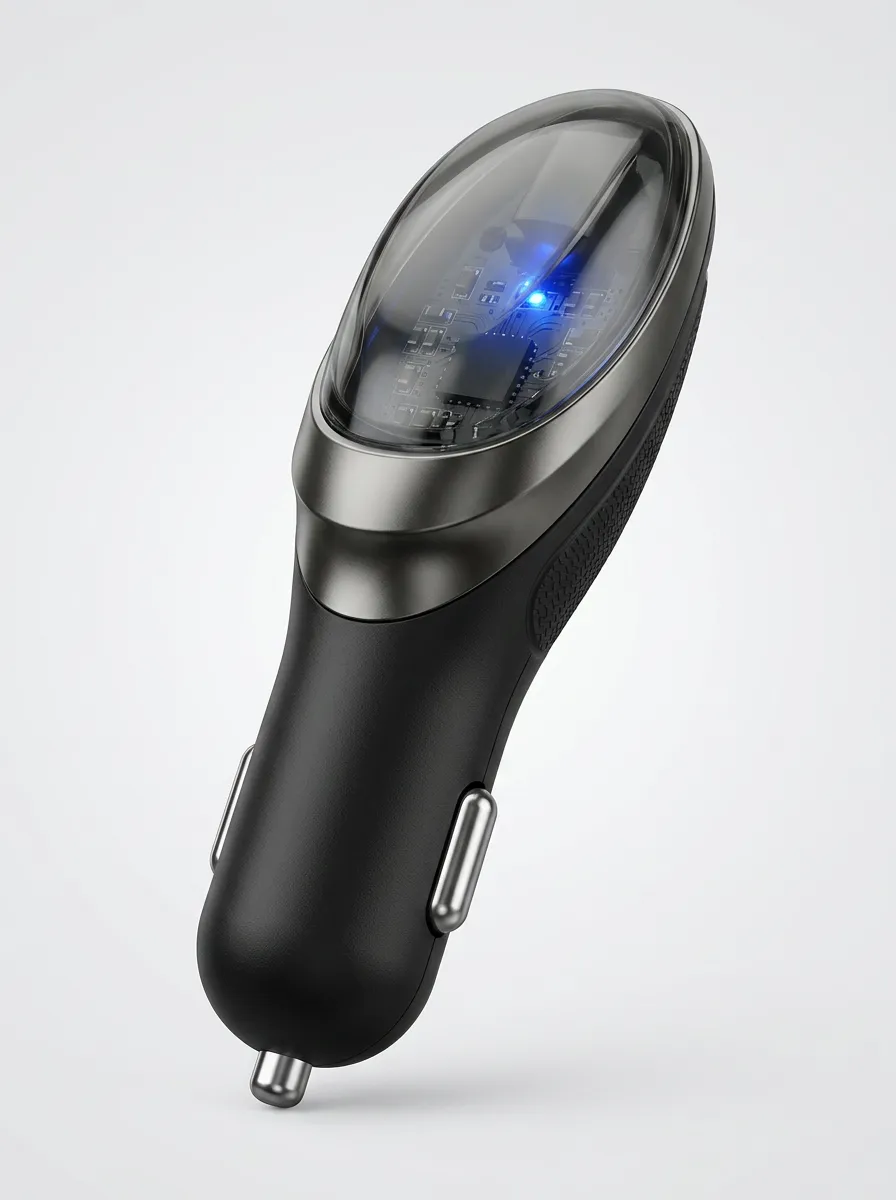 LED Circuit-Board Car Fuel Saver Electronic Plug-In Device for Vehicle Interiors