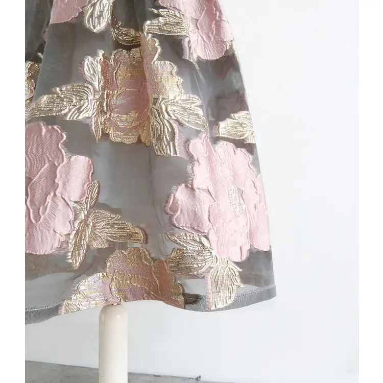 Weekend Leisure Embroidered Floral Skirt