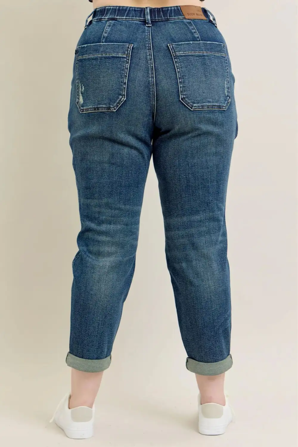 Classic Drawstring Denim Jeans