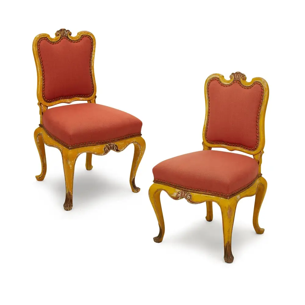 Upholstered Linen Vintage Accent Chair