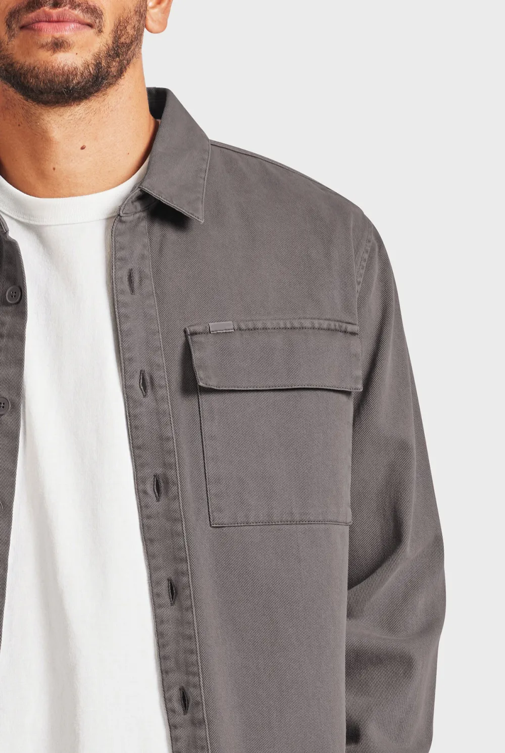Casual Style Overshirt- Dutch blue