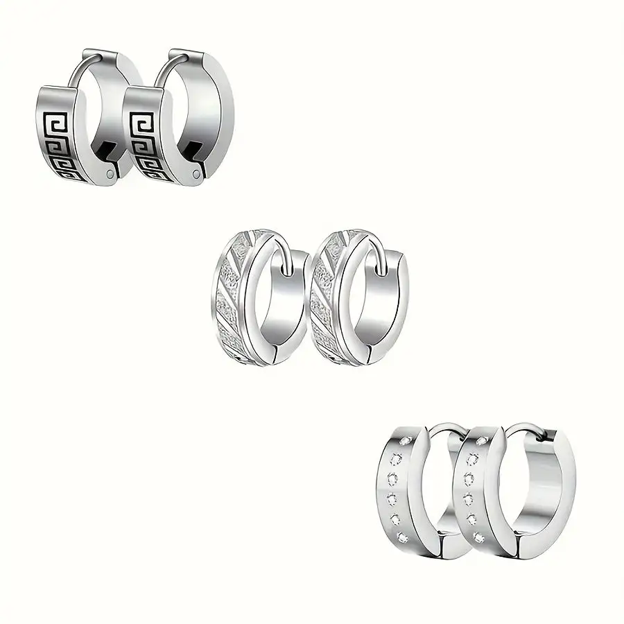 Minimalist Hoop Men's Earrings