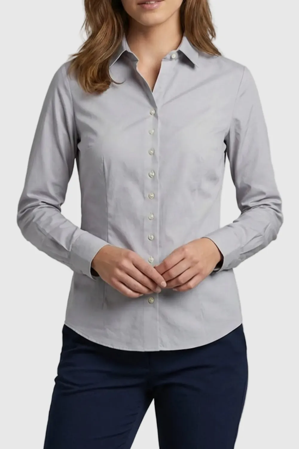 Everyday Linda Poplin Stretch Women Shirt