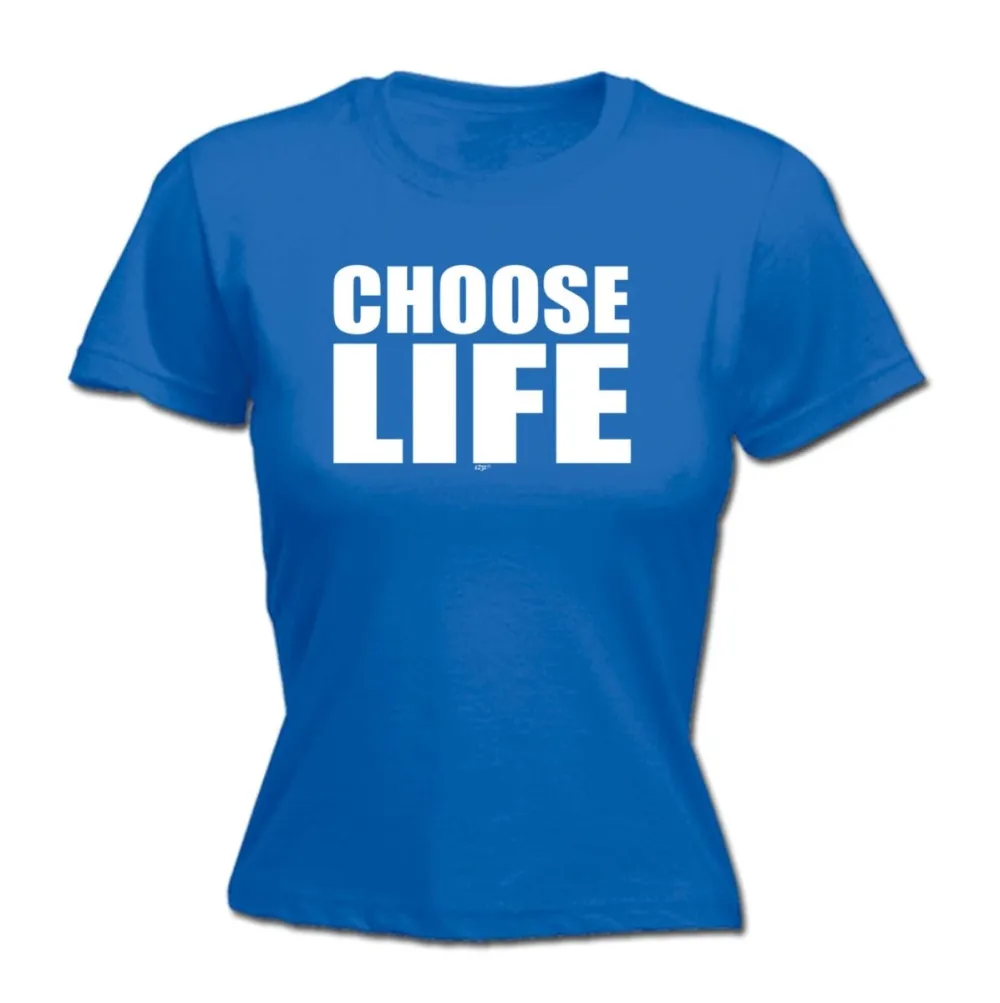 Choose Life Graphic Fitted Tee
