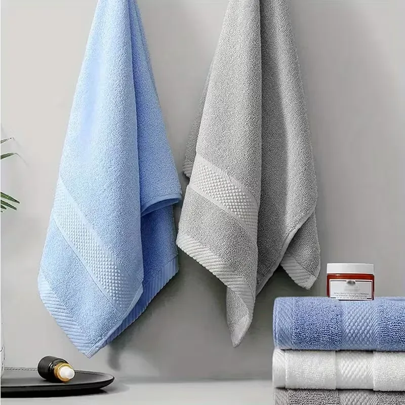 3Pcs Plush Bath Towel Set