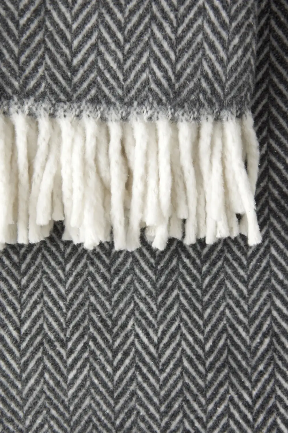Textured Cotton Blend Throw
