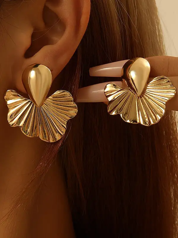 Graceful Crystal-Look Drop Earrings