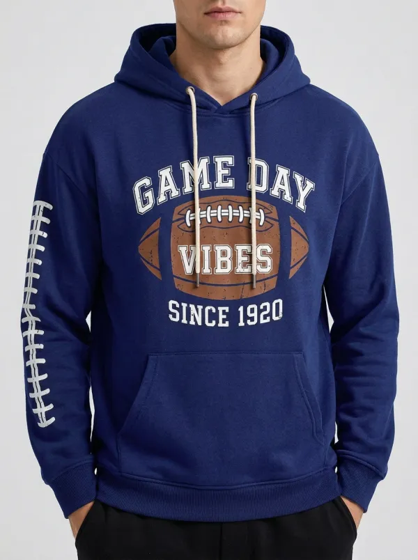 Men's American Football Game Day Vibes Since Hoodie