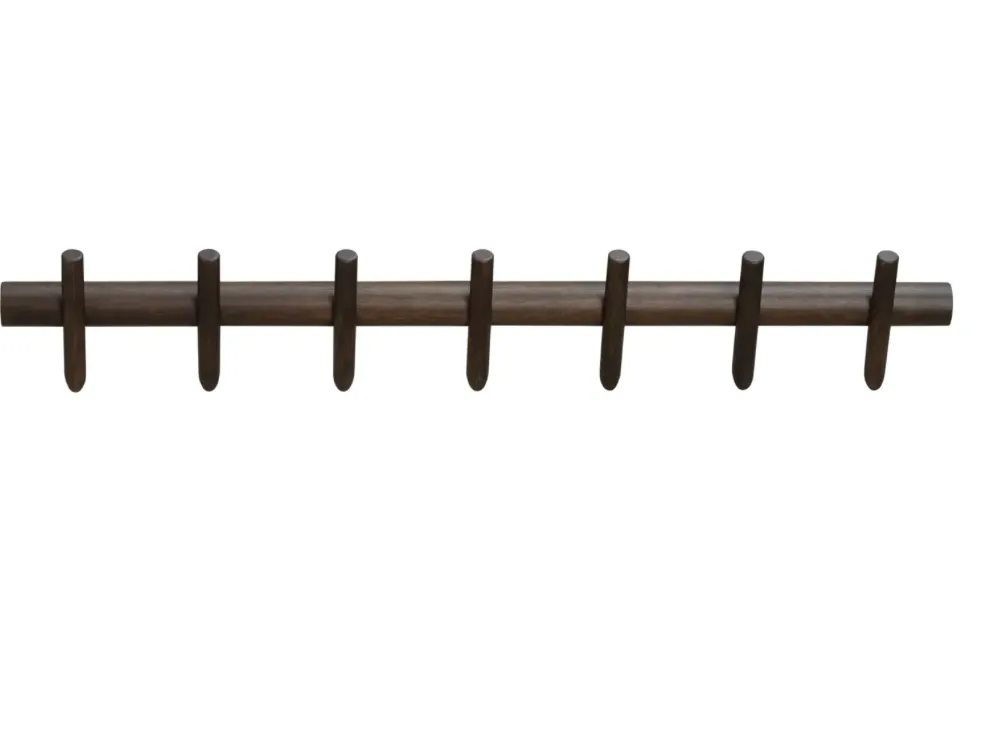 Oak Round Clothing Rack