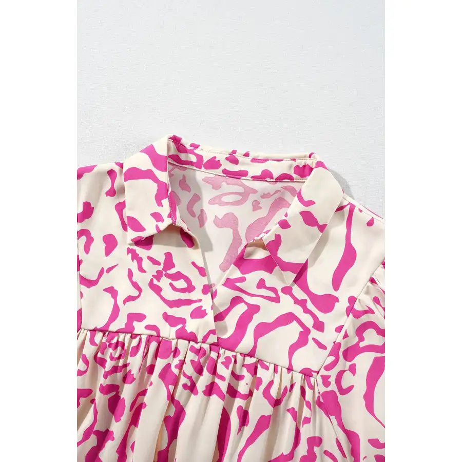Johnny Collar Long Sleeve Mini Dress