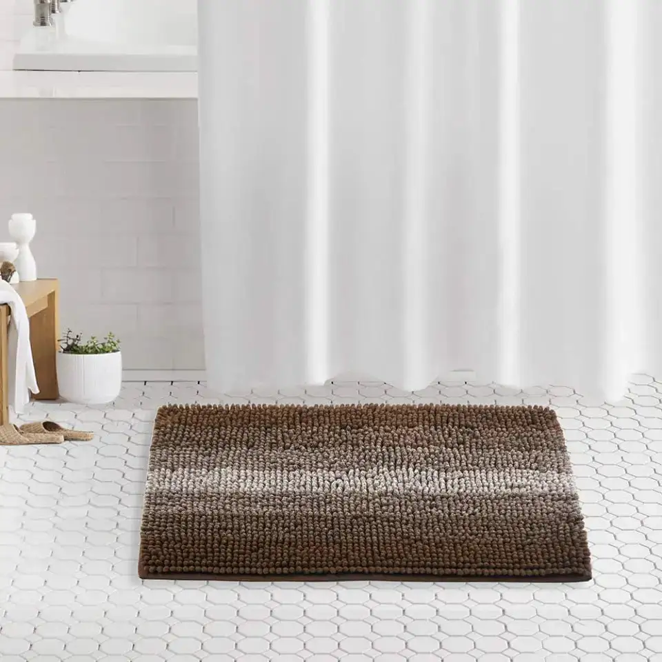 Gradient Stripe Bath Rug