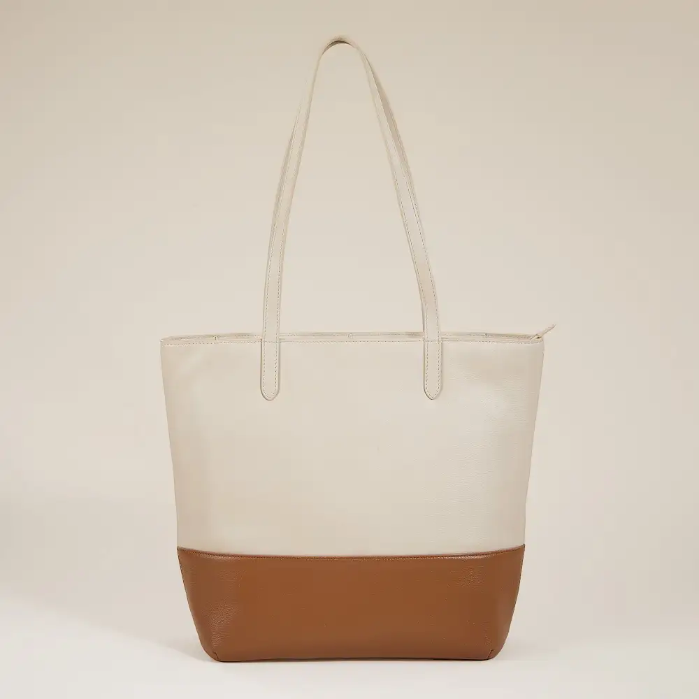 Soft Shape Leather Tote Bag