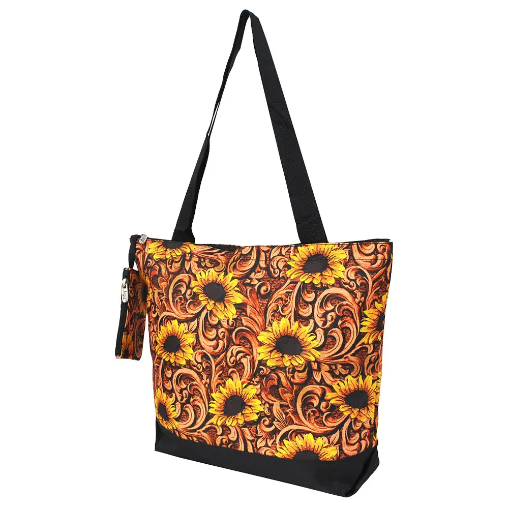 Classic Floral Canvas Tote Bag
