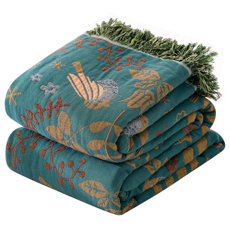 Tassel Boho Cotton Decorative Throw Blanket